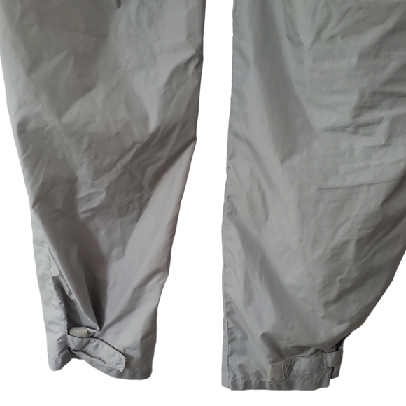 Woolrich Nylon Pull On Rain Windbreaker Pants Mens L 4123 Gray Water Repellent - Picture 5 of 11